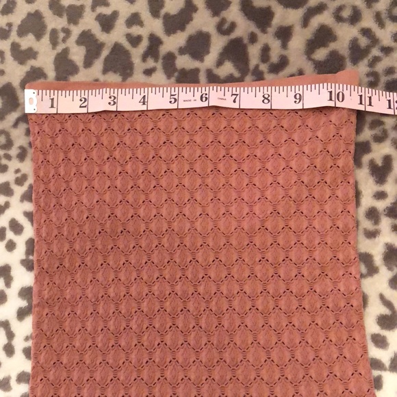 Free People Diamond Textured Seamless Tube Top in Pink Size XS/S - Picture 10 of 13